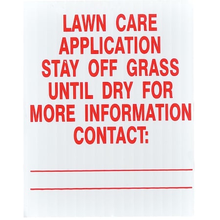 Gemplers GEMPLER'S Illinois Lawn Pesticide Application Signs, PK25 P45RU25 W/R 4V-302